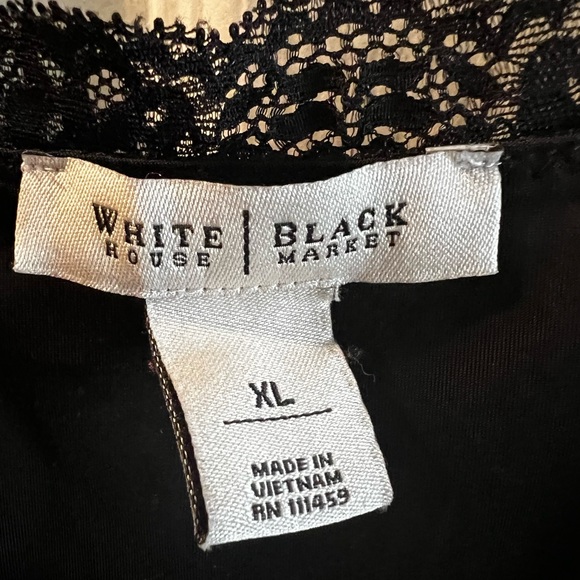 WHBM Black Lace Cami - Picture 2 of 2